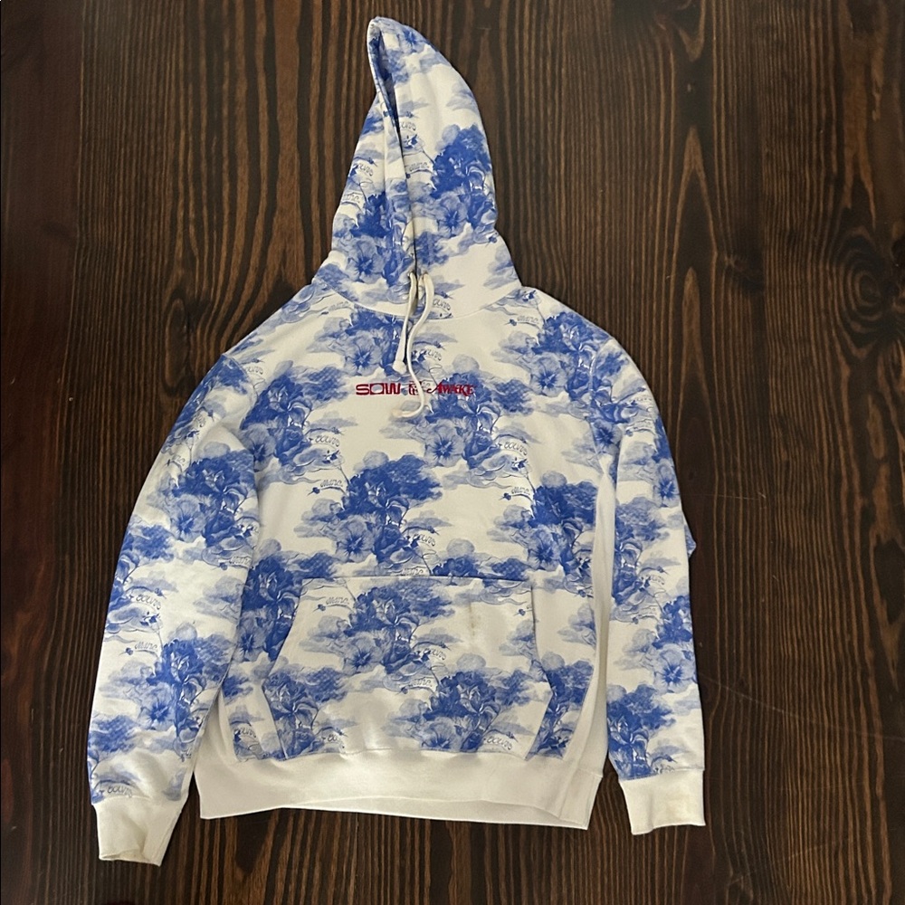 Awake Blue and White Hoodie - Picture 5 of 6